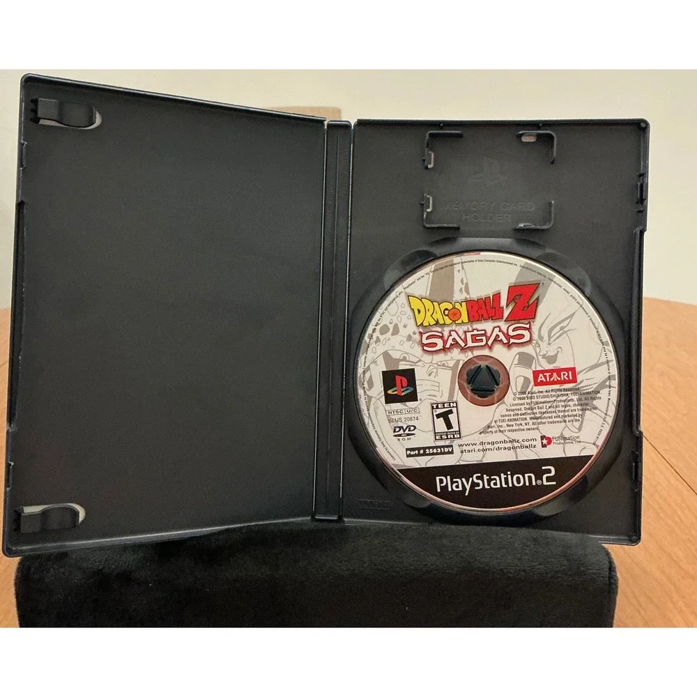 Y2K Atari Dragon Ball Z Sagas PS2 Video Game Sony PlayStation 2 Anime Fighting